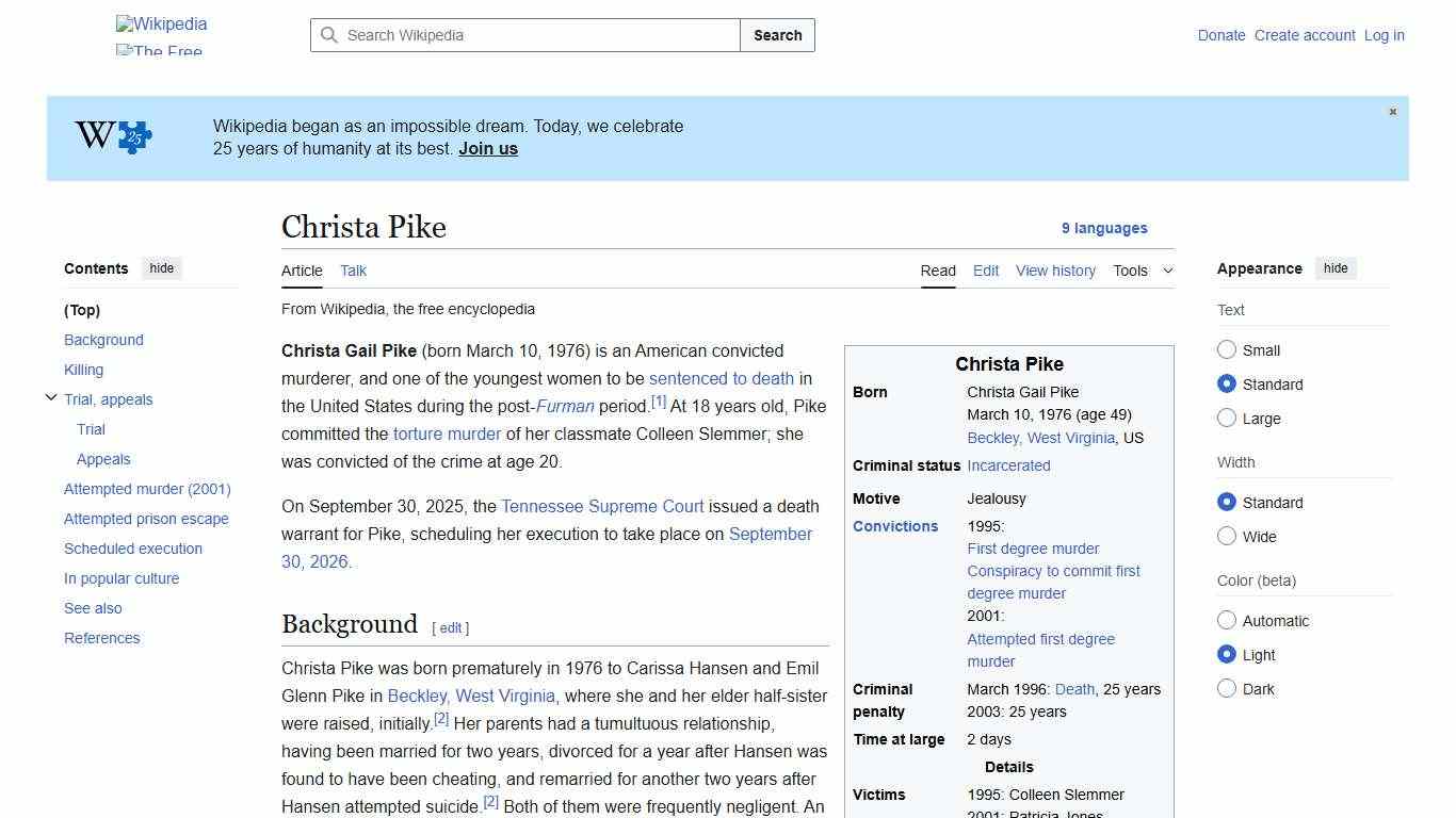 Christa Pike - Wikipedia